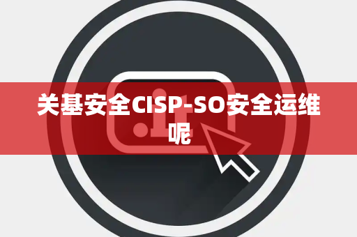 关基安全CISP-SO安全运维呢
