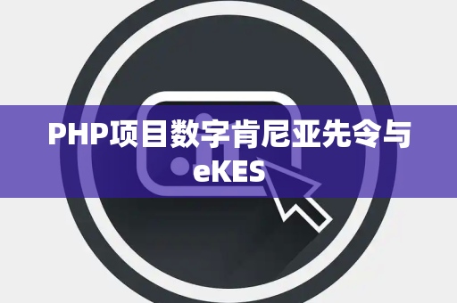 PHP项目数字肯尼亚先令与eKES