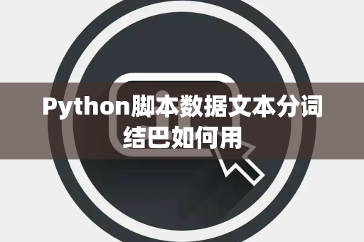 Python脚本数据文本分词结巴如何用