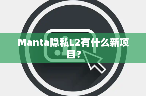 Manta隐私L2有什么新项目？