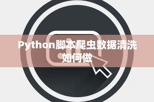 Python脚本爬虫数据清洗如何做
