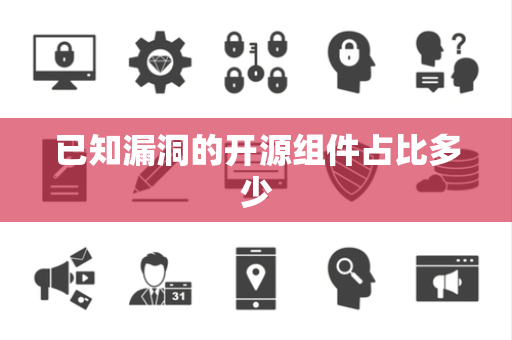 已知漏洞的开源组件占比多少