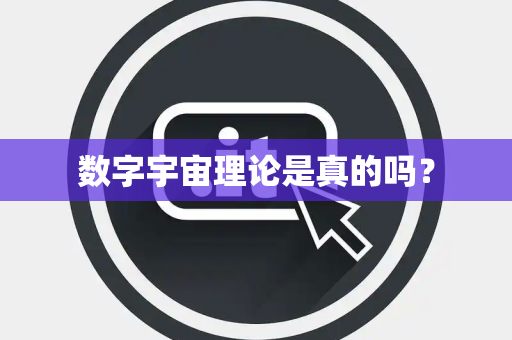 数字宇宙理论是真的吗? 数字宇宙理论是真的吗?
