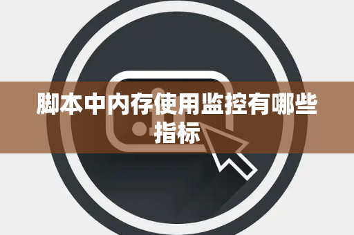脚本中内存使用监控有哪些指标 脚本中内存使用监控有哪些指标