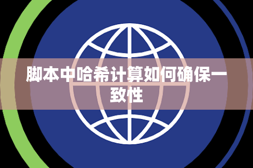 脚本中哈希计算如何确保一致性