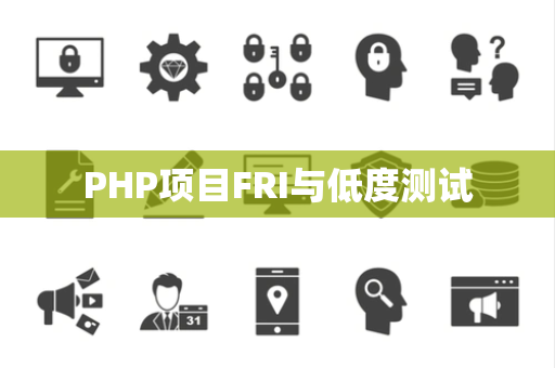 PHP项目FRI与低度测试