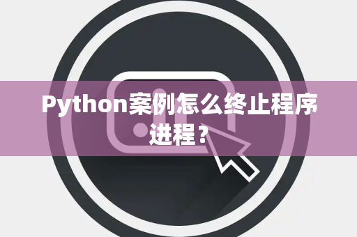 Python案例怎么终止程序进程? Python案例怎么终止程序进程?
