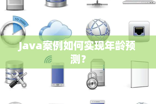 Java案例如何实现年龄预测？