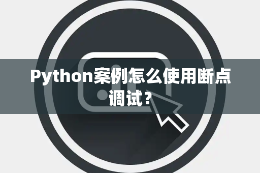 Python案例怎么使用断点调试？