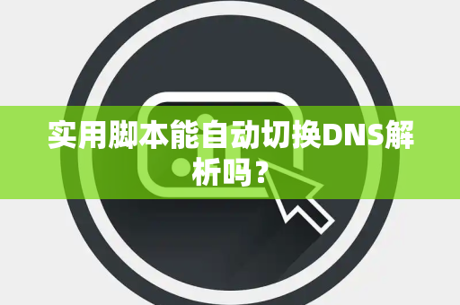 实用脚本能自动切换DNS解析吗？