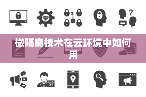微隔离技术在云环境中如何用