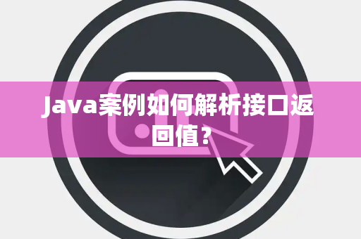 Java案例如何解析接口返回值? Java案例如何解析接口返回值?
