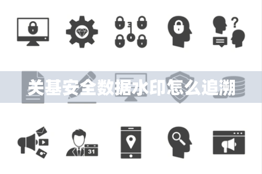 关基安全数据水印怎么追溯
