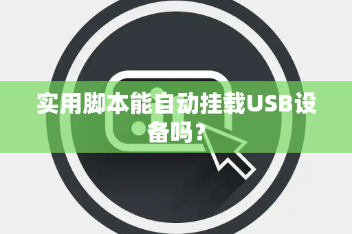 实用脚本能自动挂载USB设备吗？