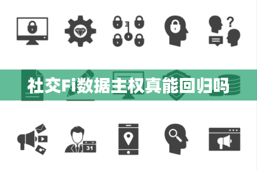 社交Fi数据主权真能回归吗