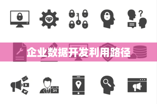 企业数据开发利用路径