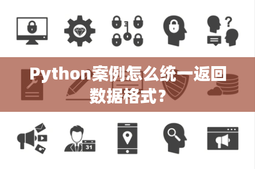 Python案例怎么统一返回数据格式？