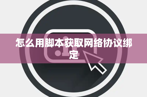 怎么用脚本获取网络协议绑定
