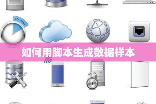 如何用脚本生成数据样本