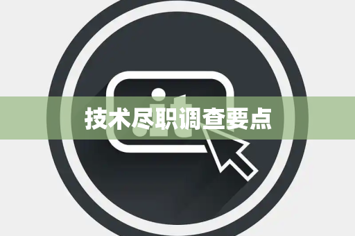 技术尽职调查要点