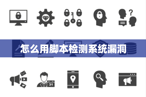 怎么用脚本检测系统漏洞
