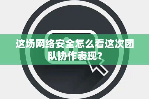 这场网络安全怎么看这次团队协作表现？