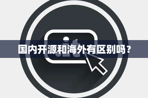 国内开源和海外有区别吗？