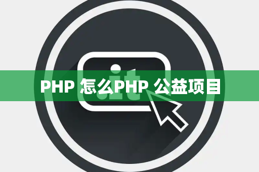PHP 怎么PHP 公益项目