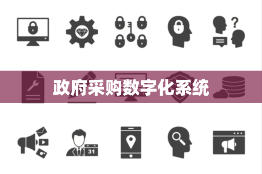 政府采购数字化系统