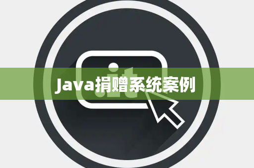 Java捐赠系统案例