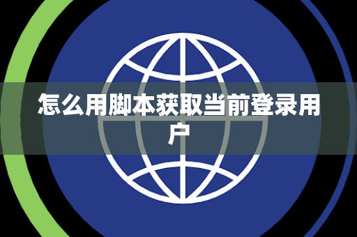 怎么用脚本获取当前登录用户