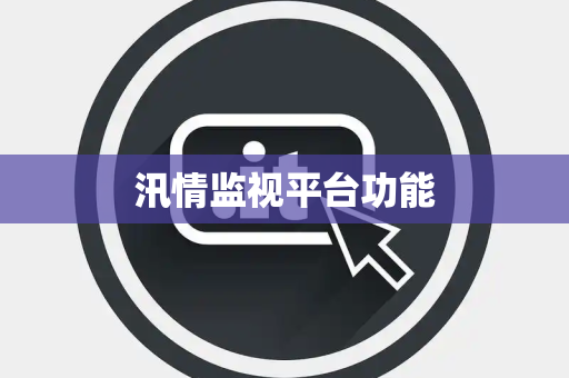 汛情监视平台功能