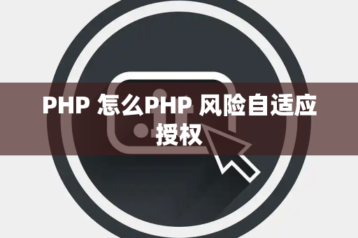 PHP 怎么PHP 风险自适应授权