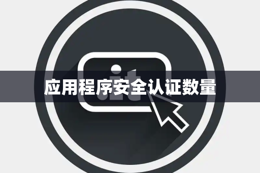应用程序安全认证数量