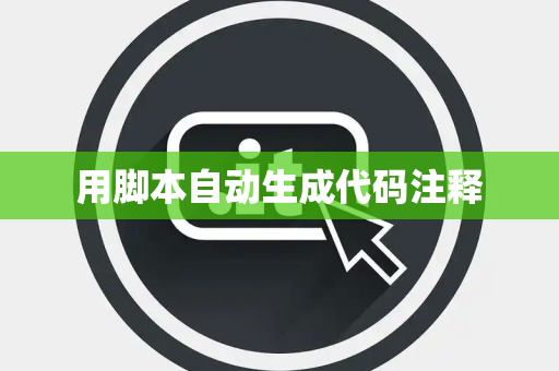 用脚本自动生成代码注释