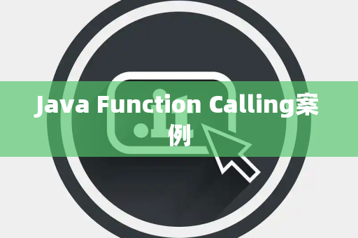 Java Function Calling案例