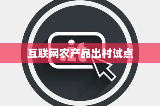 互联网农产品出村试点