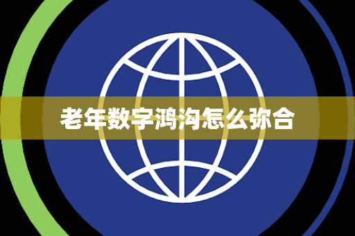 老年数字鸿沟怎么弥合