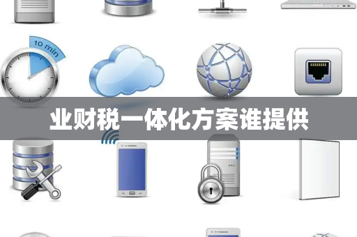 业财税一体化方案谁提供