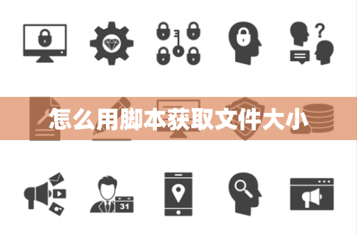 怎么用脚本获取文件大小