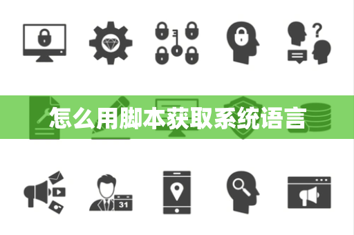 怎么用脚本获取系统语言