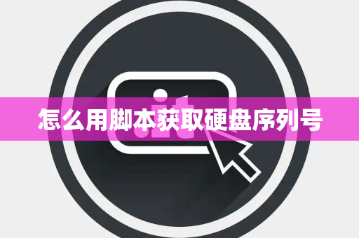 怎么用脚本获取硬盘序列号