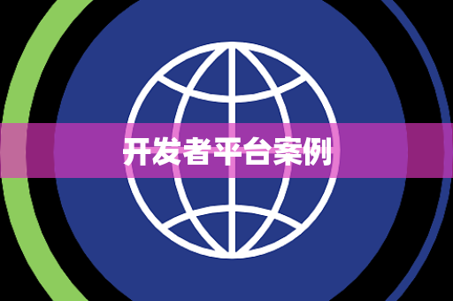 开发者平台案例
