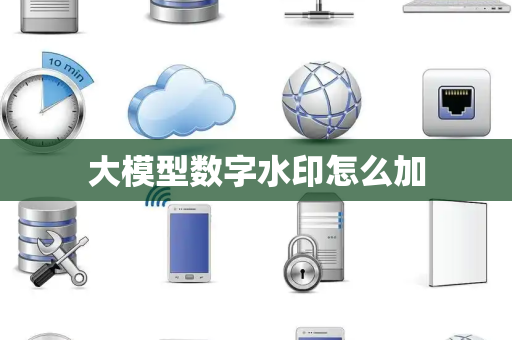 大模型数字水印怎么加