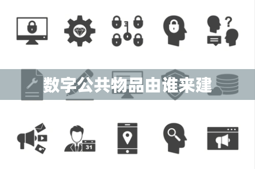 数字公共物品由谁来建