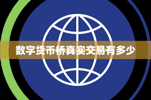 数字货币桥真实交易有多少
