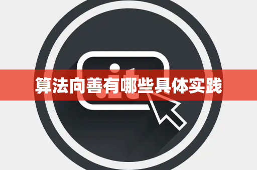 算法向善有哪些具体实践