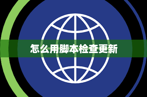 怎么用脚本检查更新