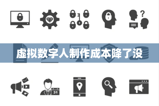 虚拟数字人制作成本降了没