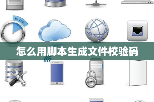 怎么用脚本生成文件校验码